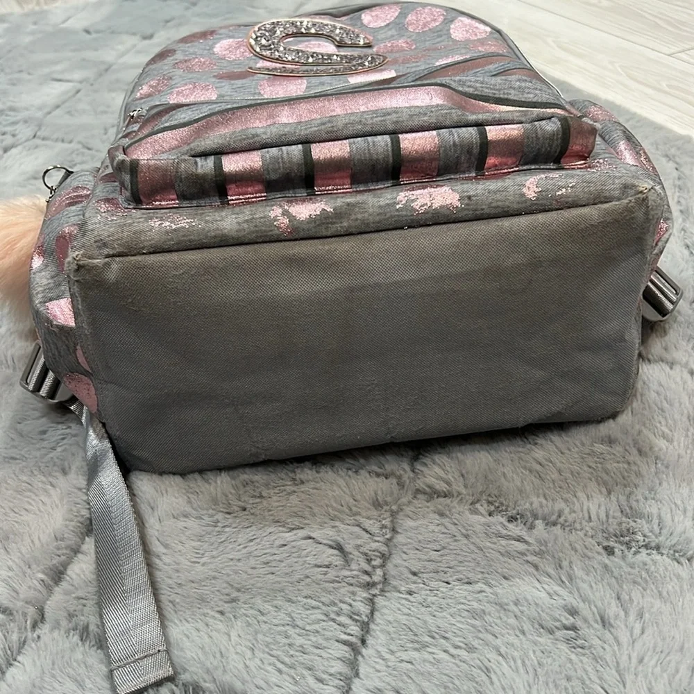 Justice letter S school book bag